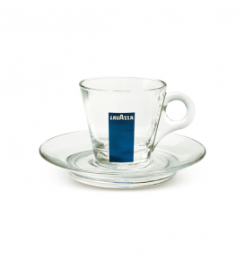 Transparente Lavazza Espresso Glas Tassen